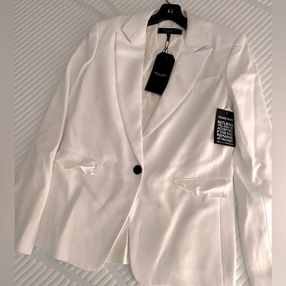 Sleek White Blazer by Rag and Bone NWT
